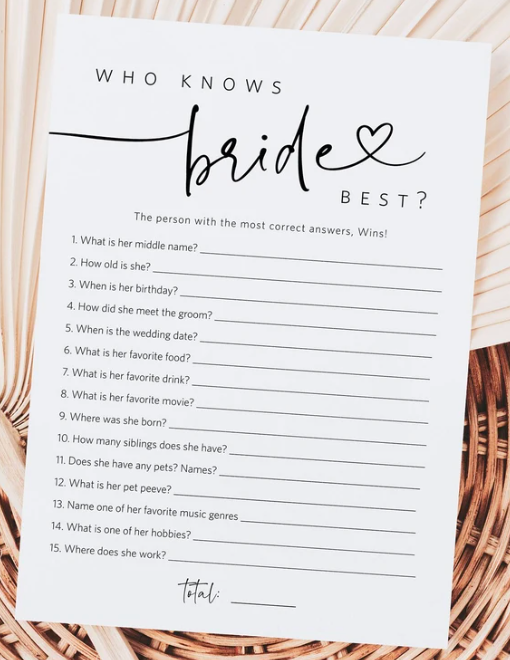 Bridal Shower Games and Activities That Everyone Will Love