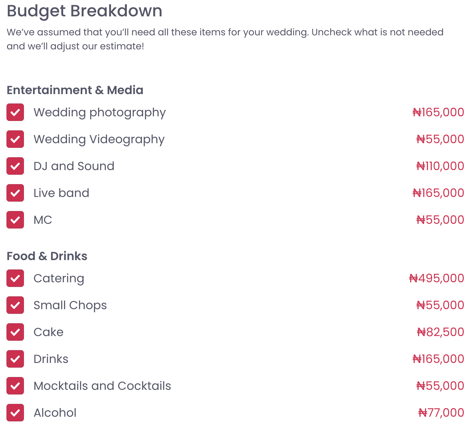 The Ultimate Nigerian Wedding Budget Calculator: Plan Your Dream Wedding Without Breaking the Bank